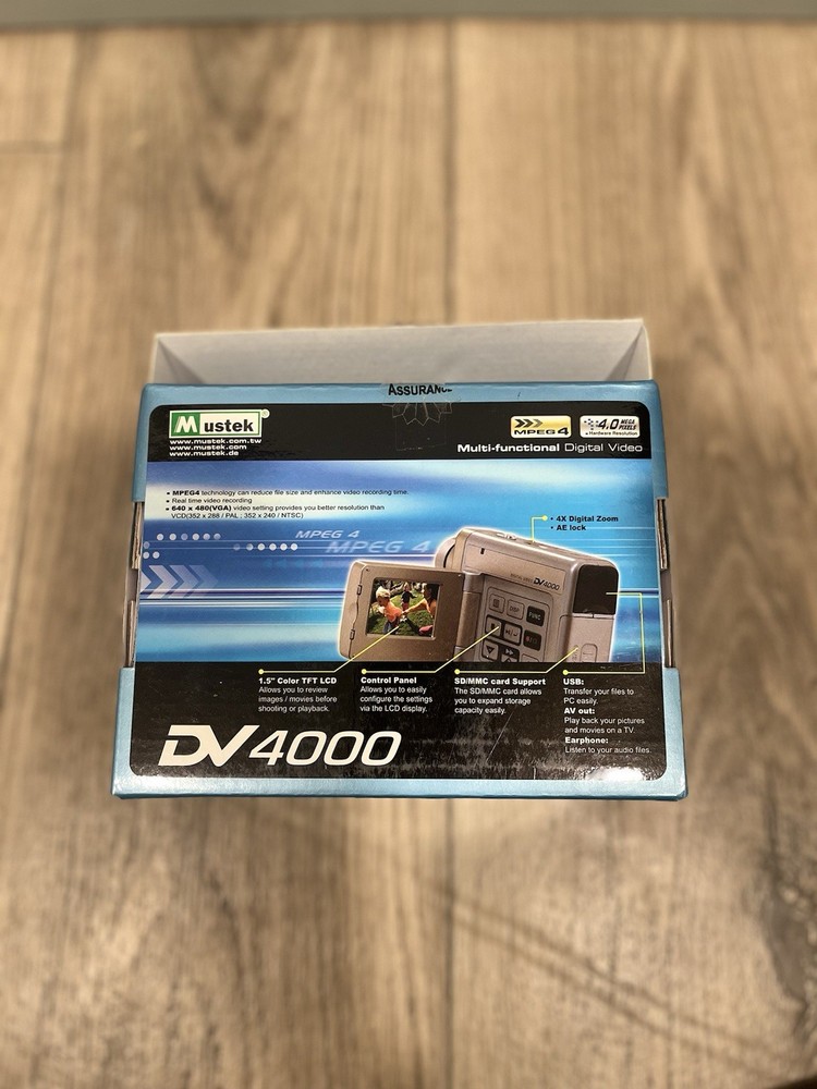 New Mustek 4 Megapixel Digital Camcorder