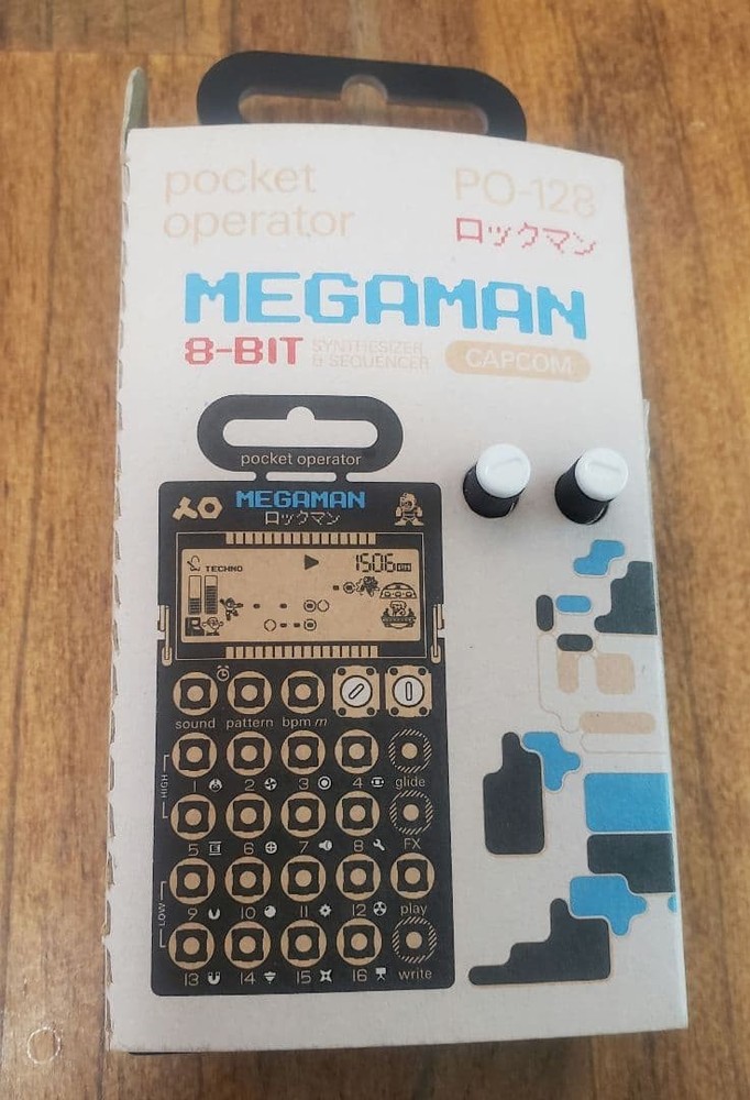 Teenage Engineering Pocket Operator PO-128 Mega Man Sampler Sequencer