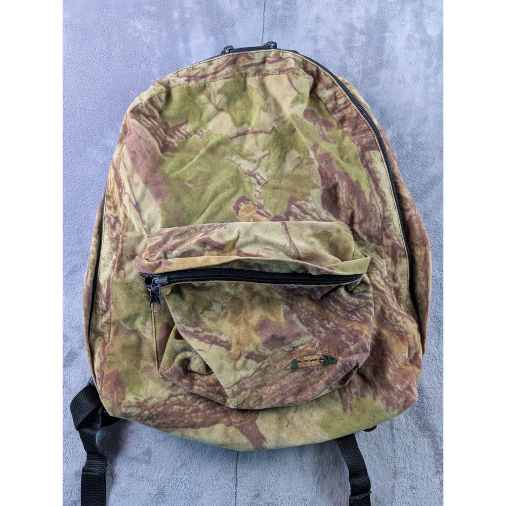 Fieldline Camouflage Backpack Leaf Pattern Hunting Daypack Brown Green