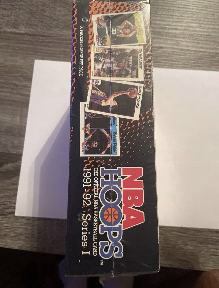 1991-92 NBA Hoops Series 1 Sealed Box