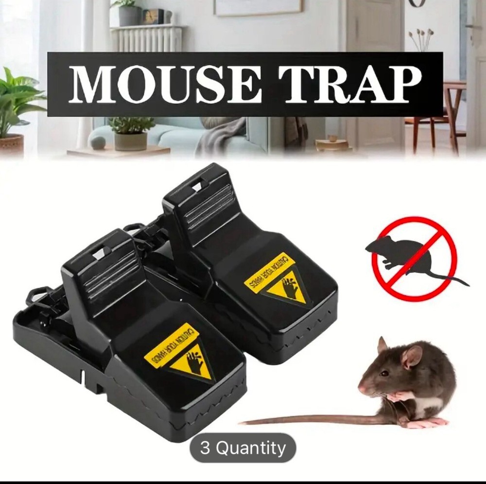 4 Pcs Quick Effective Safe Mouse Traps, Indoor Mice Catcher