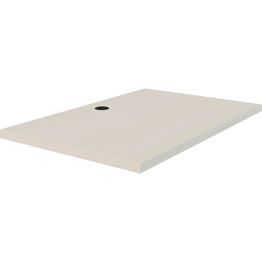 Interion Modular Partition Desktop 36"W x 24"D White Ash