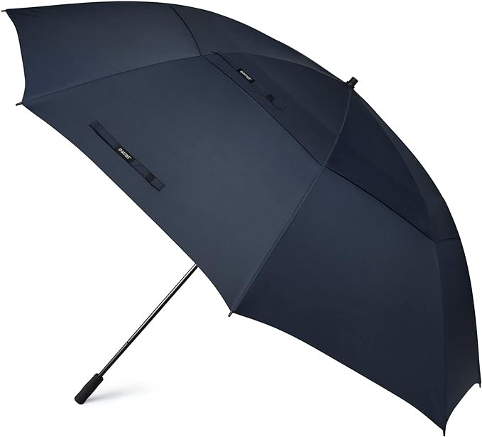 80 Inch Huge Large Oversize Golf Umbrella Double Canopy Vented Windproof Stick