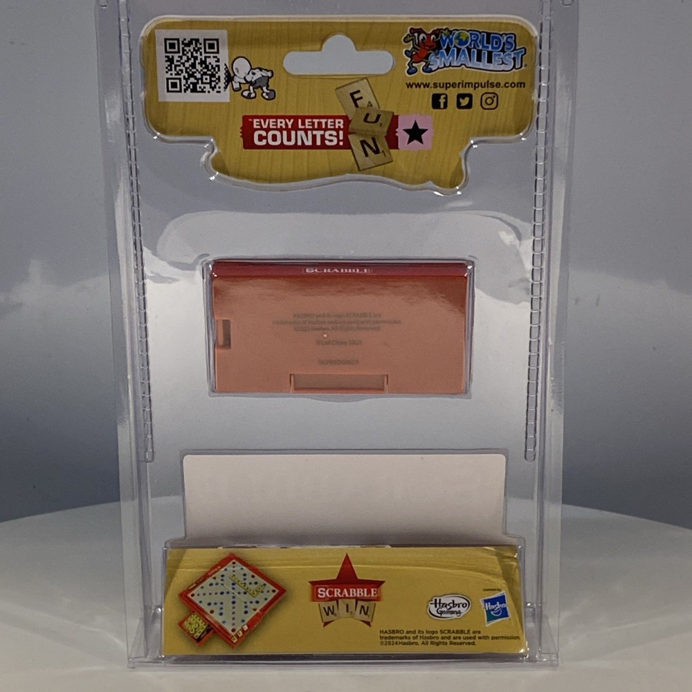 World's Smallest Hasbro Scrabble New