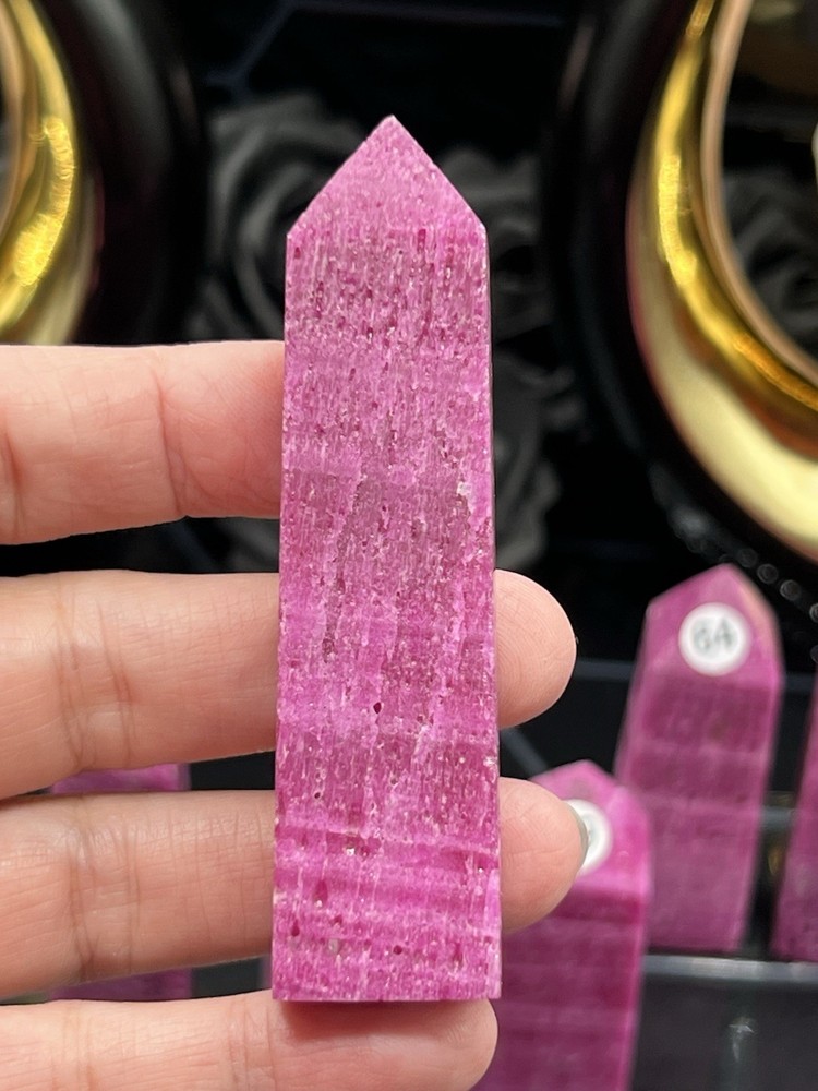 Honeycomb Ruby Uvreactive 4 sided Points Free shipping & Gift