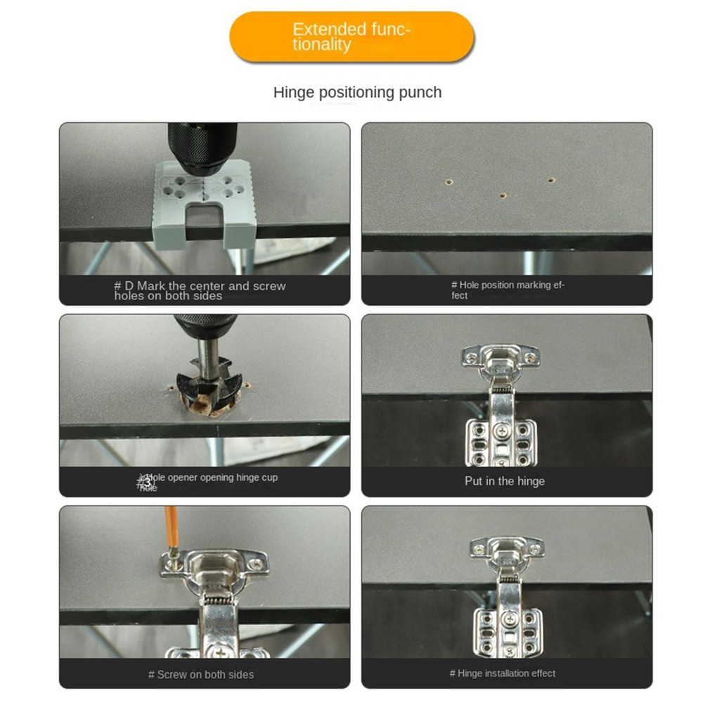 Door Hinge Cut Out Tool Accurate Precision Magnetic Tool