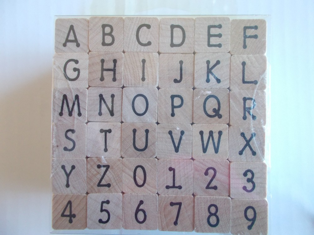 Alpha & Number stamp set by Jo-Ann Craft Essentials, 1/2"