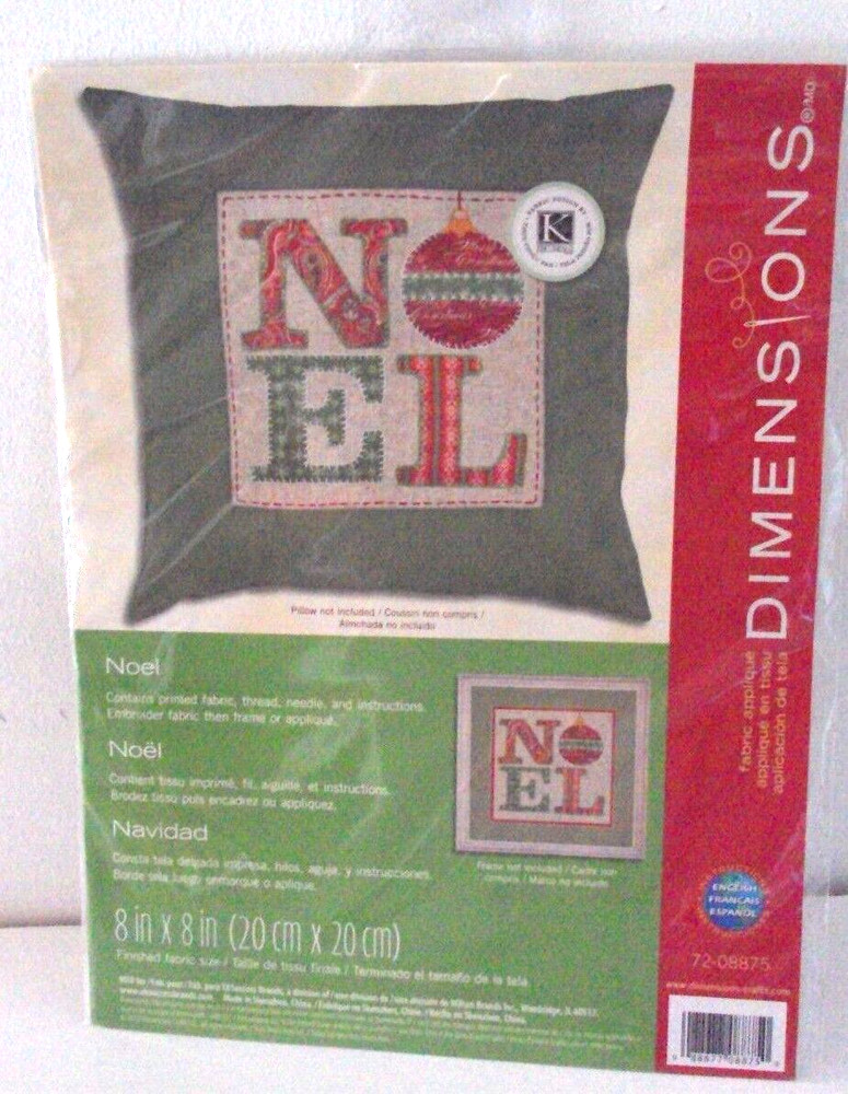尺寸织物贴花刺绣套件 Noel -