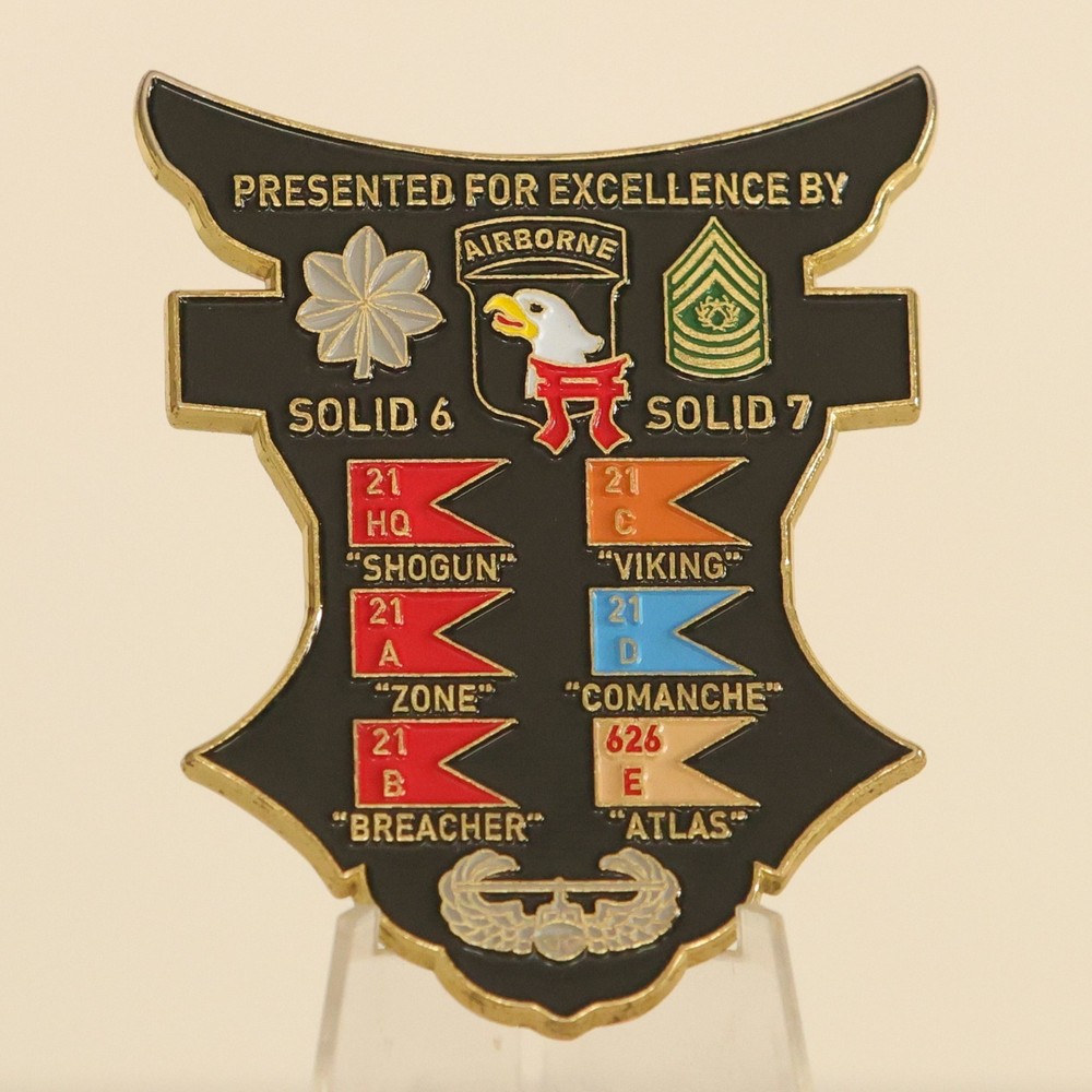 21st Brigade Engineer Battalion "Rak Solid" Challenge Coin 1#2