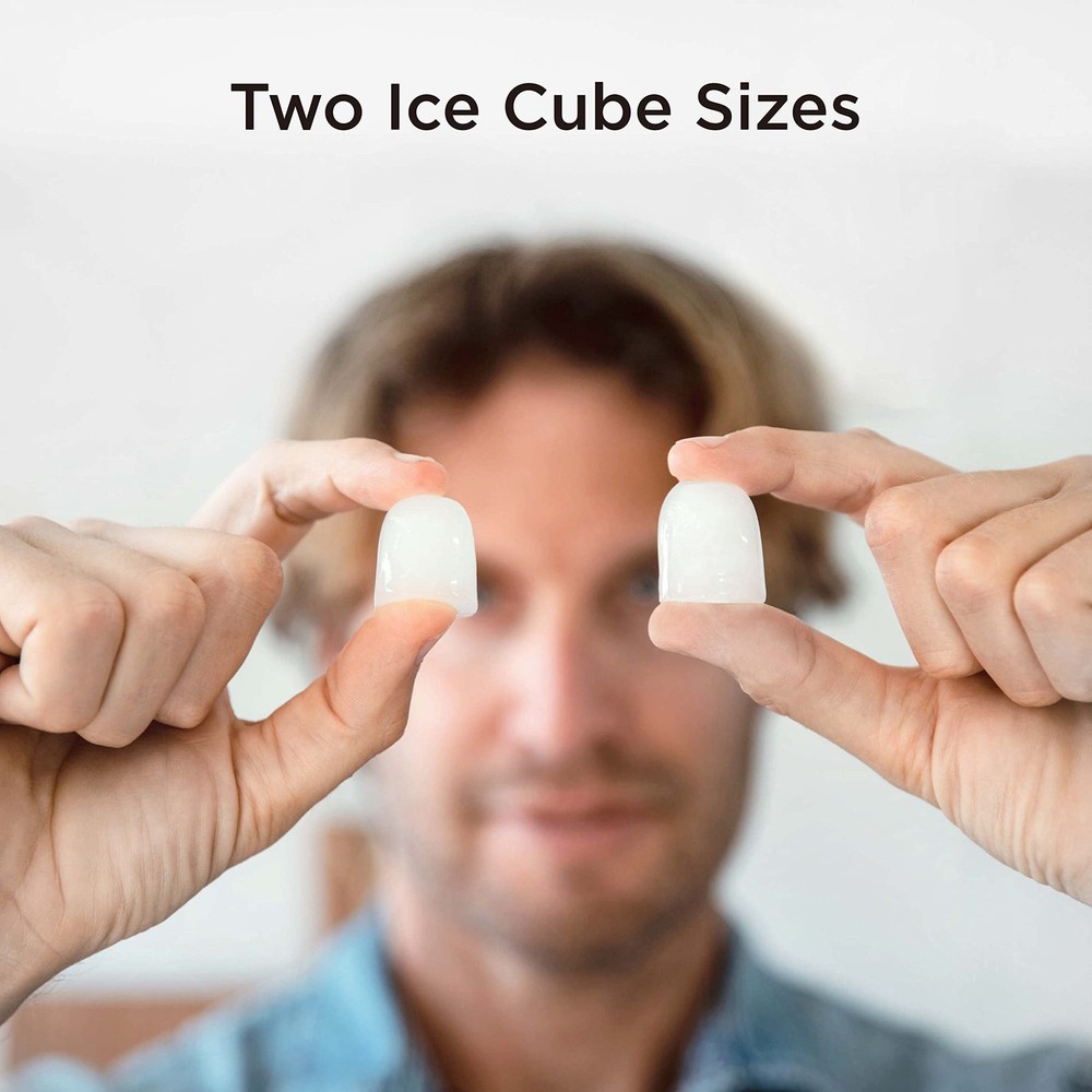 Countertop Ice Maker - Efficient Self-Cleaning Ice Machine with 2L Capacity, ...