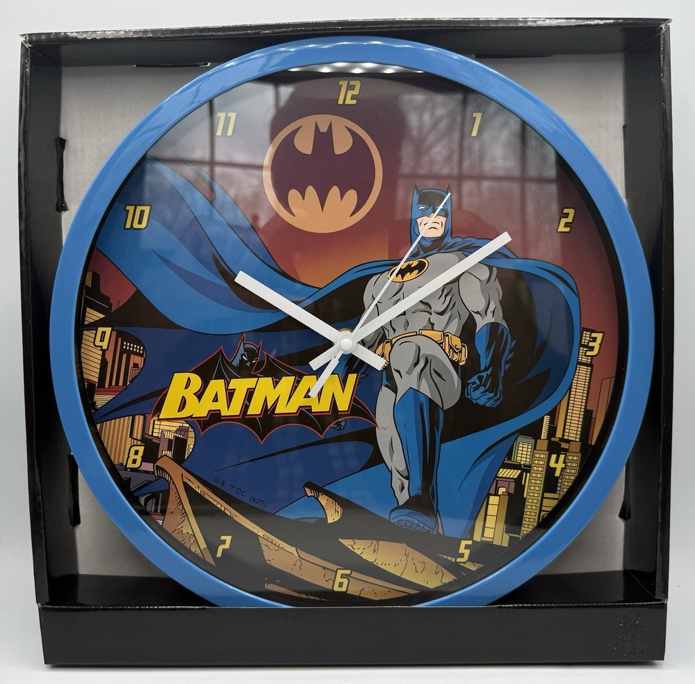Batman Comic Style 12" Analog Wall Clock DC Comics Decorative Home Decor New