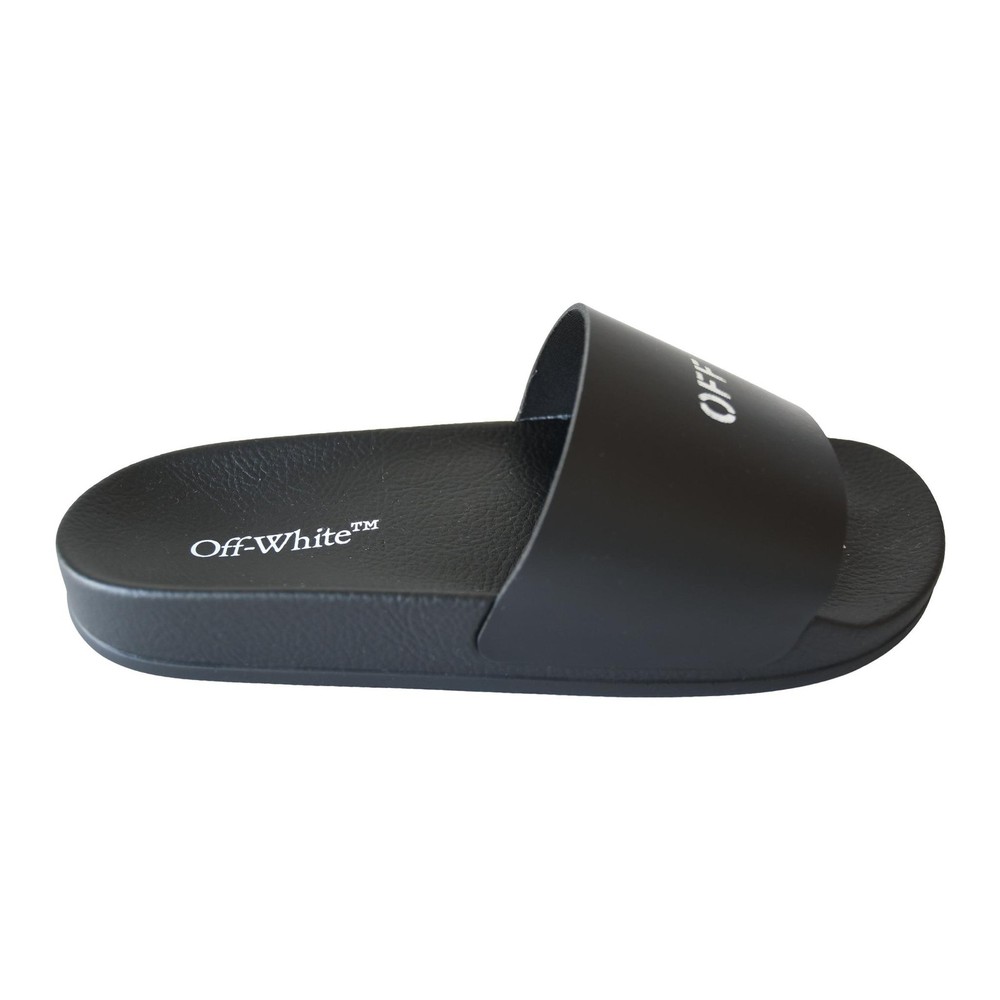 Off White Off Stamp Slider Black
