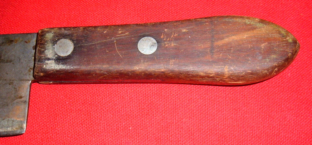 Vintage (12") Cleaver With Wood Handle