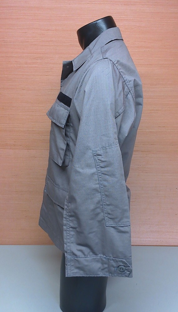 Tru-Spec Mil-Spec Gray Tactical BDU Combat Jacket Coat Size Small Regular