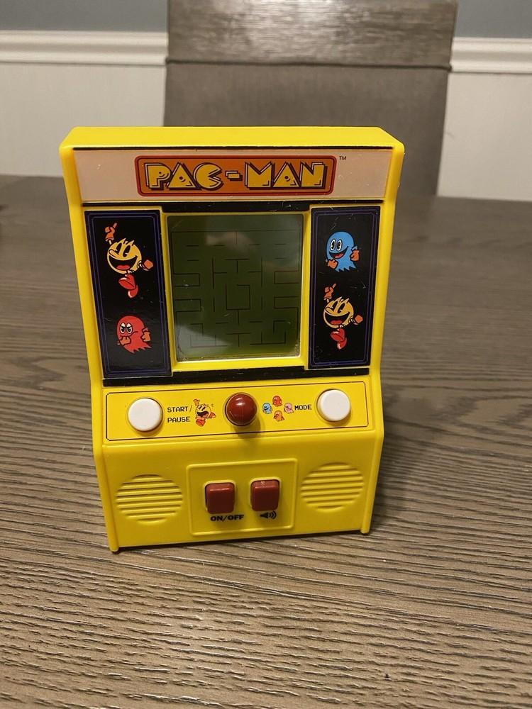 Pac-man Replica Retro Mini Arcade Handheld Game by Basic Fun/Tested & Working