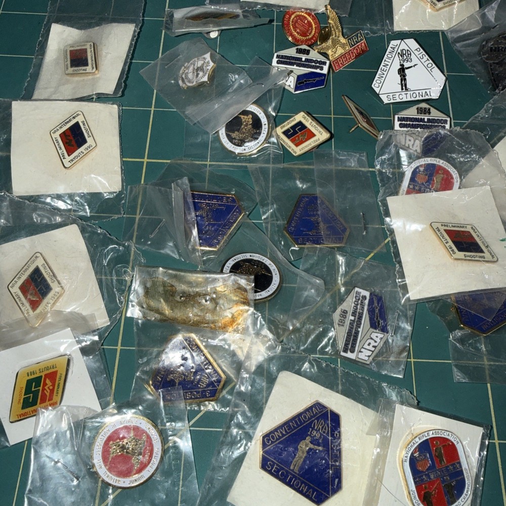 NRA Hat Pins Lot (47) New