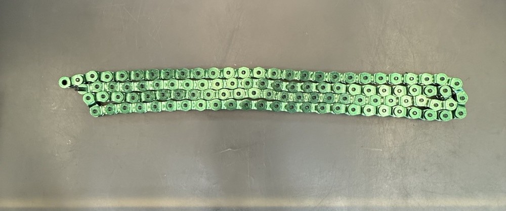 Black Ops Half Link BMX Chain Translucent Green