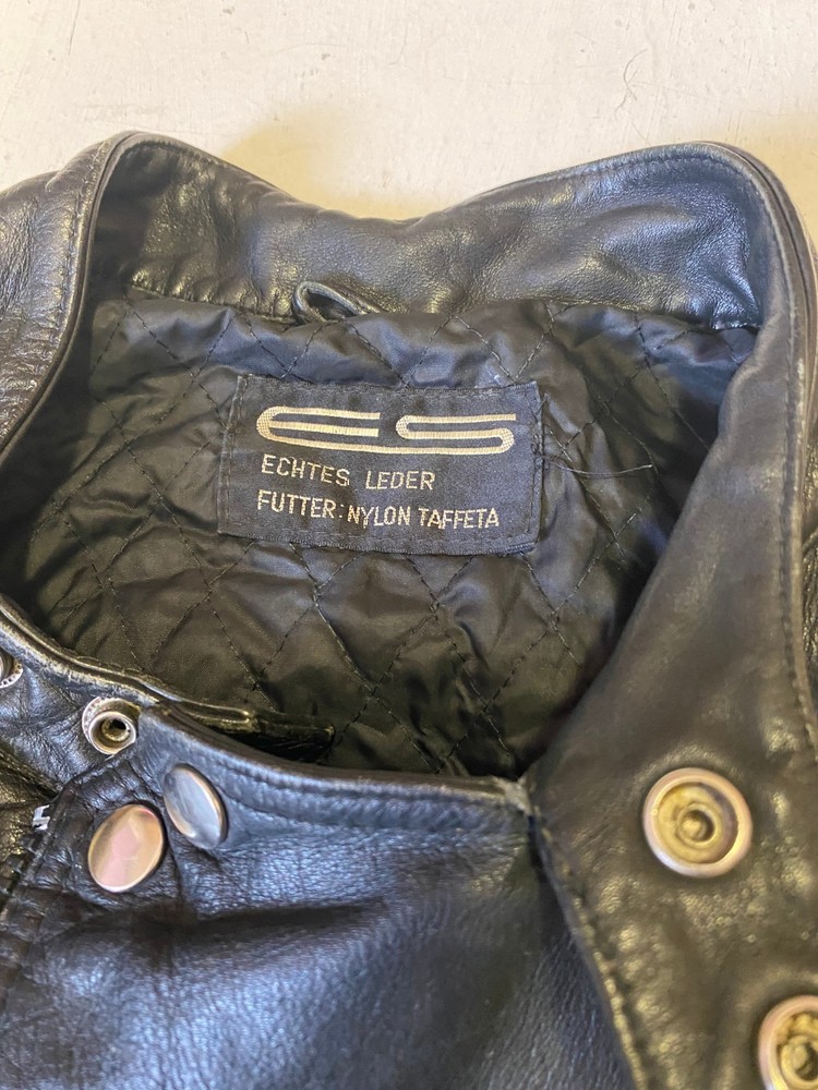 ES Motorcycle Jacket in Black Armpit/armpit 22" (mc969)