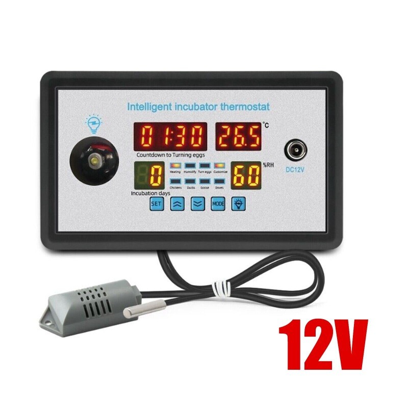 Automatic Digital Thermostat Temperature Control Egg Auto-Turning Incubator