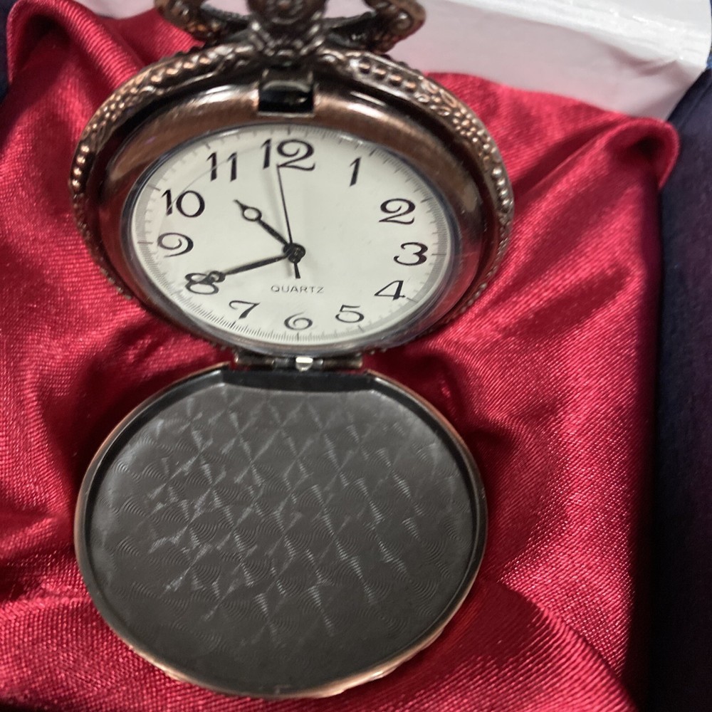 Quartz Pocket Watch In Box