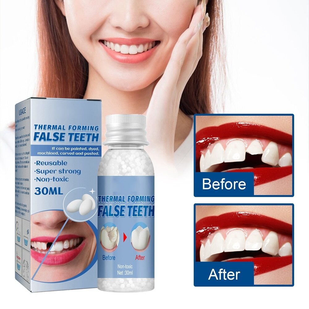 False Teeth Solid Glue Temporary Tooth Repair Moldable Teeth Resin Gap Denture