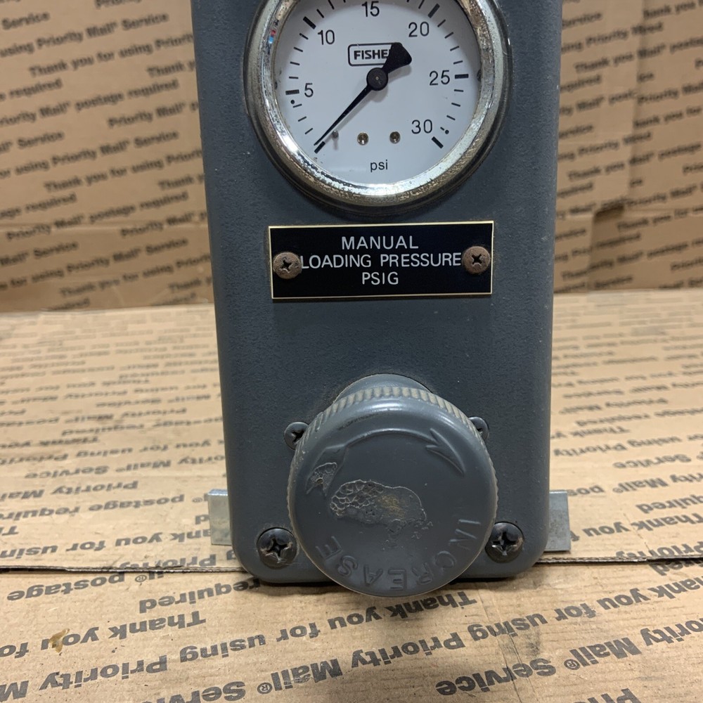Fisher 670 Manual Loading Pressure Controller 0-30 Psi