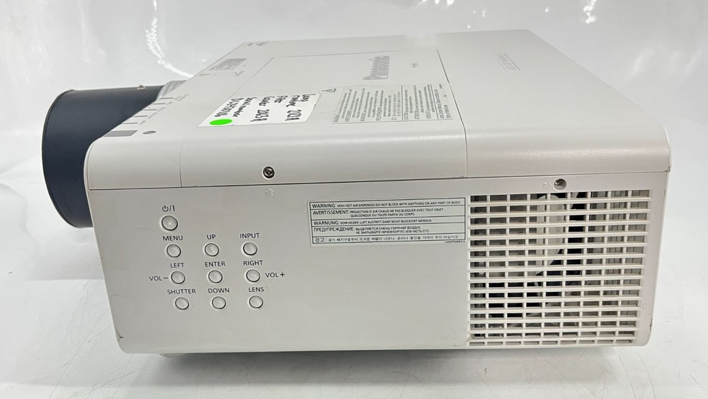 Panasonic PT-EZ570U LCD Projector White 2121HR