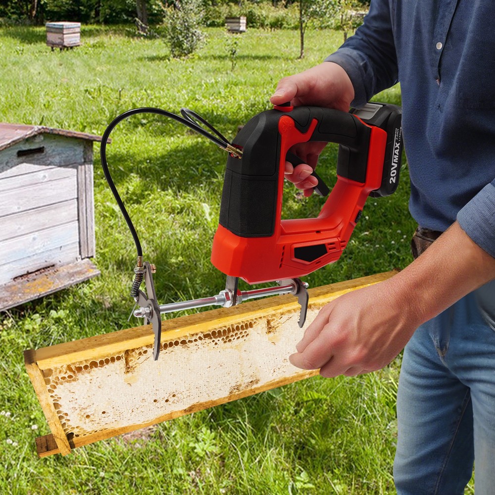 Electric Bee Remover With Adjustable Speeds and Secure Clamp Design