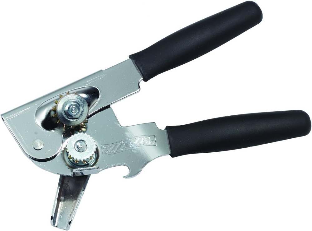 Heavy-Duty Can Opener, 18 Cm (7") - Black