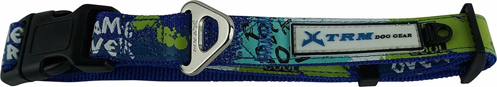 Nipper & Chipper X-Trm Dog Collar, Large, Blue