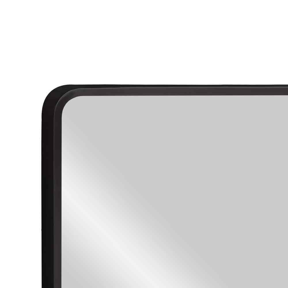 Home Decorators Collection Ryan 24 in. W x 33 in. H Rectangular, in Matte Black