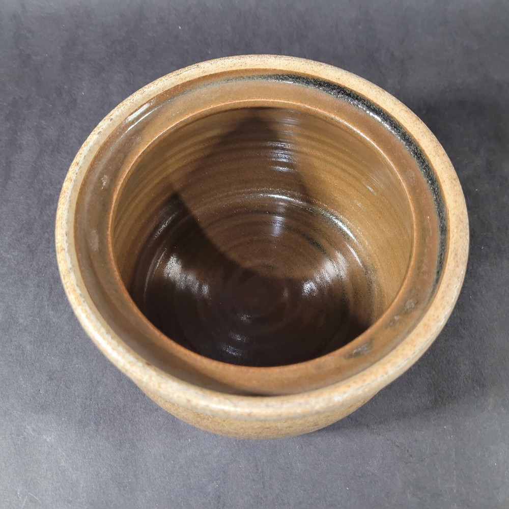 Red Wing Pottery Stoneware Covered Jar with lid Wheat Pattern 2005