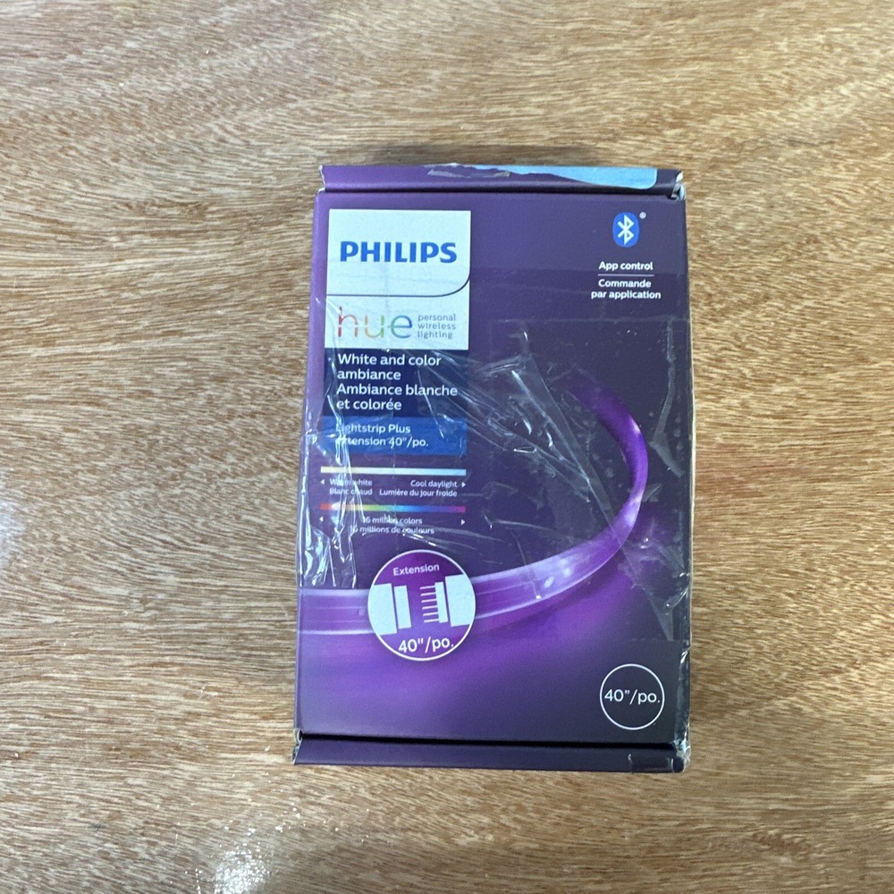 Philips - Hue Lightstrip Extension 1m - White and Color