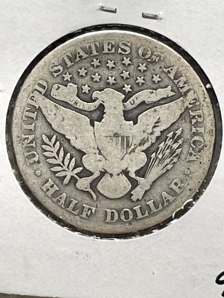 1911 Barber 90% Silver Half Dollar Good #98.