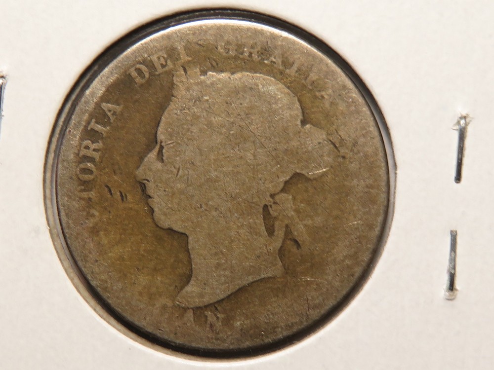 1890 Canada Twenty Five Cents, Worn