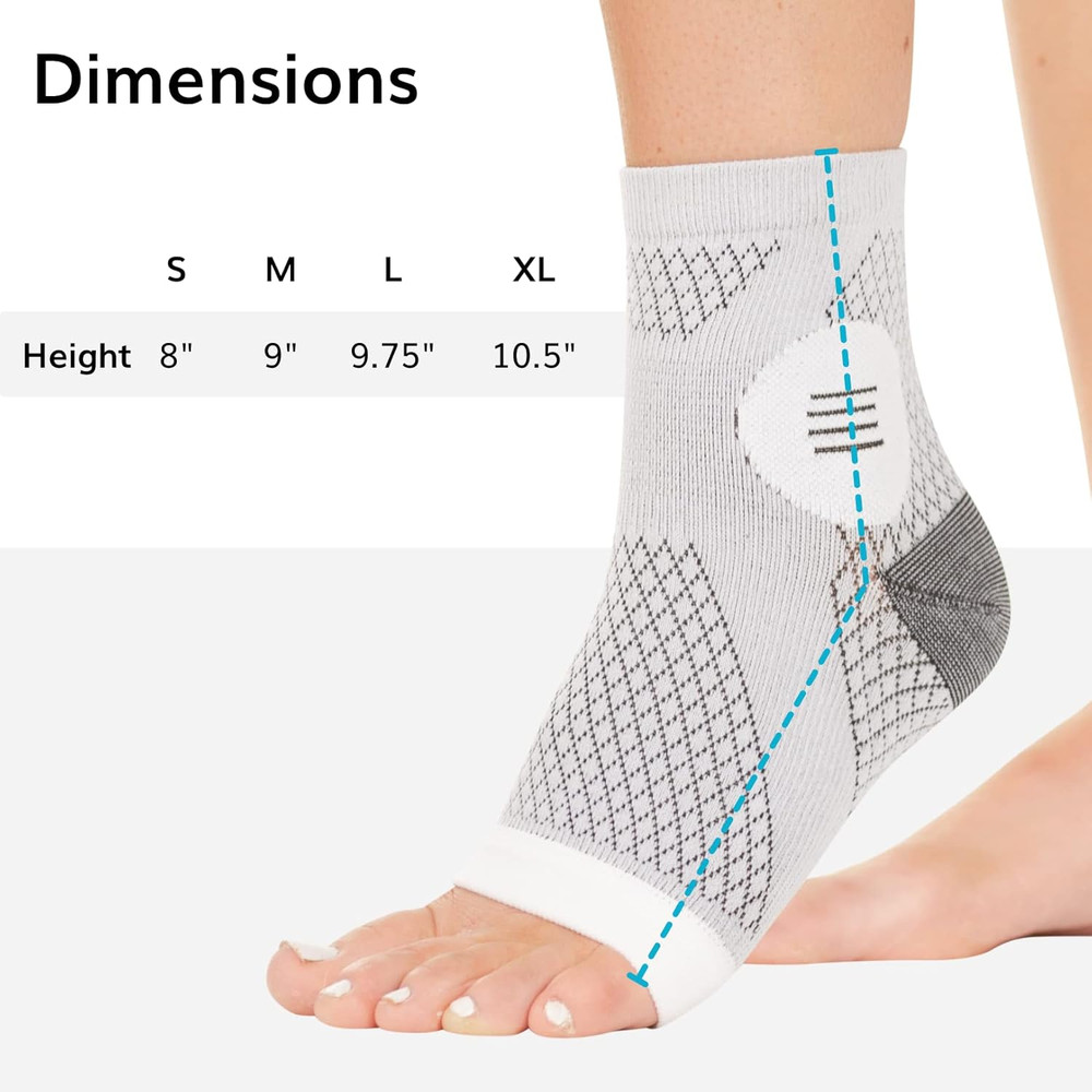 Braceability Neuropathy Socks (Pair) - Peripheral Neuritis Compression Diabetic