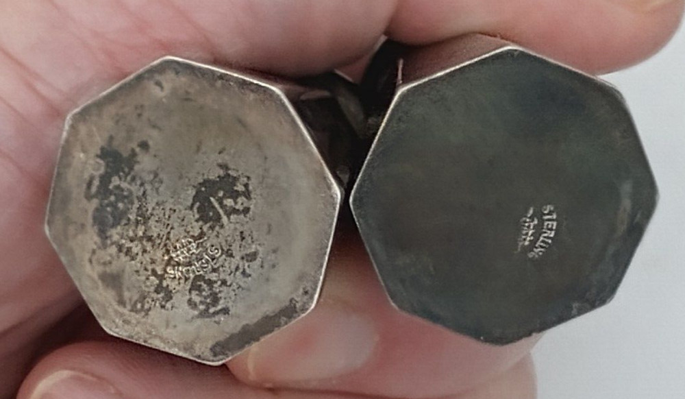 Webster Company Sterling Silver Salt & Pepper Set #2