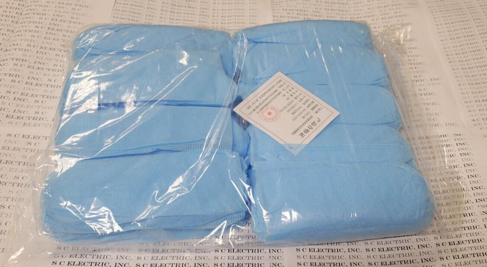 SHOE COVERS ELASTIC PROTECTIVE OVERSHOES - 100 COUNT