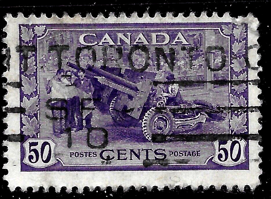 1942 CANADA     SC#261 USED VF CD TORONTO