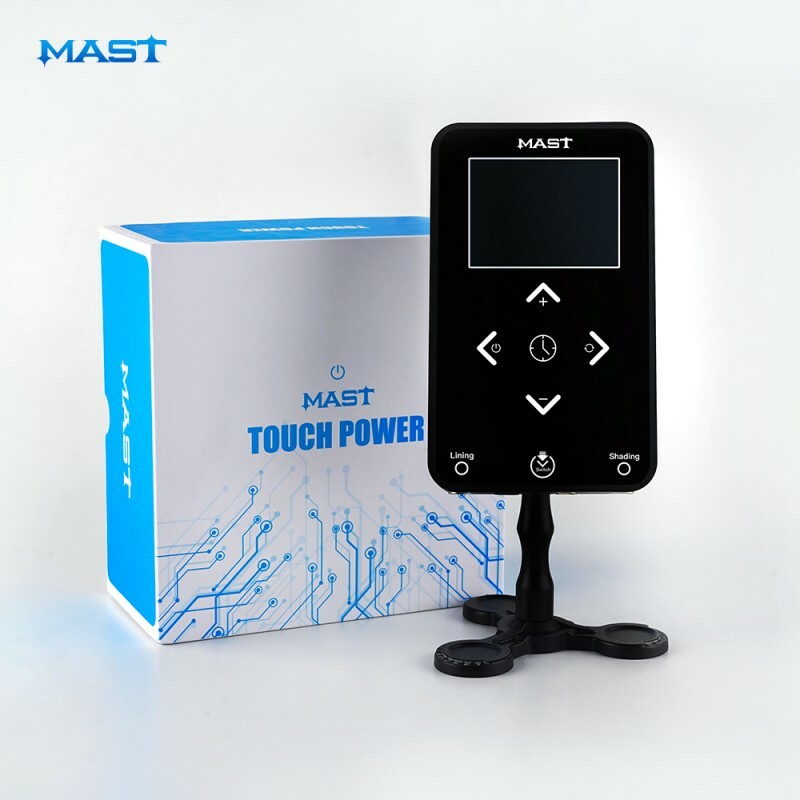 Mast Touch Tattoo Power Supply Dual Connect OLED Screen 3.42A Start-up Function