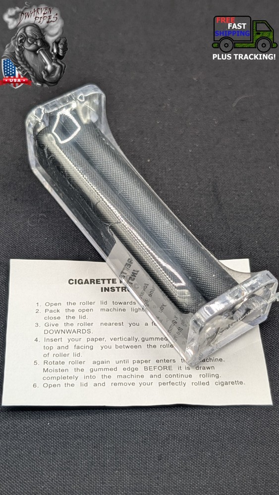 78mm Rolling Machine Roll Your Own Cigarette Paper Hand Roller Clear