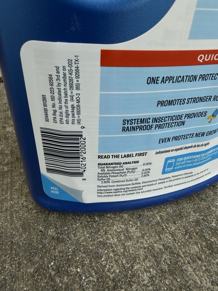 BioAdvanced Shrub Care Protect & Feed Granules 4 lbs Rainproof, Kills Aphids
