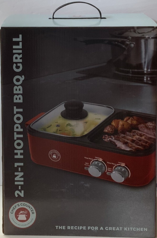 Chef's Counter 2-1 Hotpot BBQ Grill