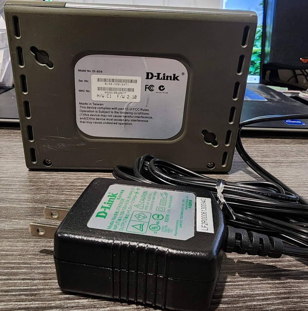 D-LINK Ethernet Broadband Router DI-604