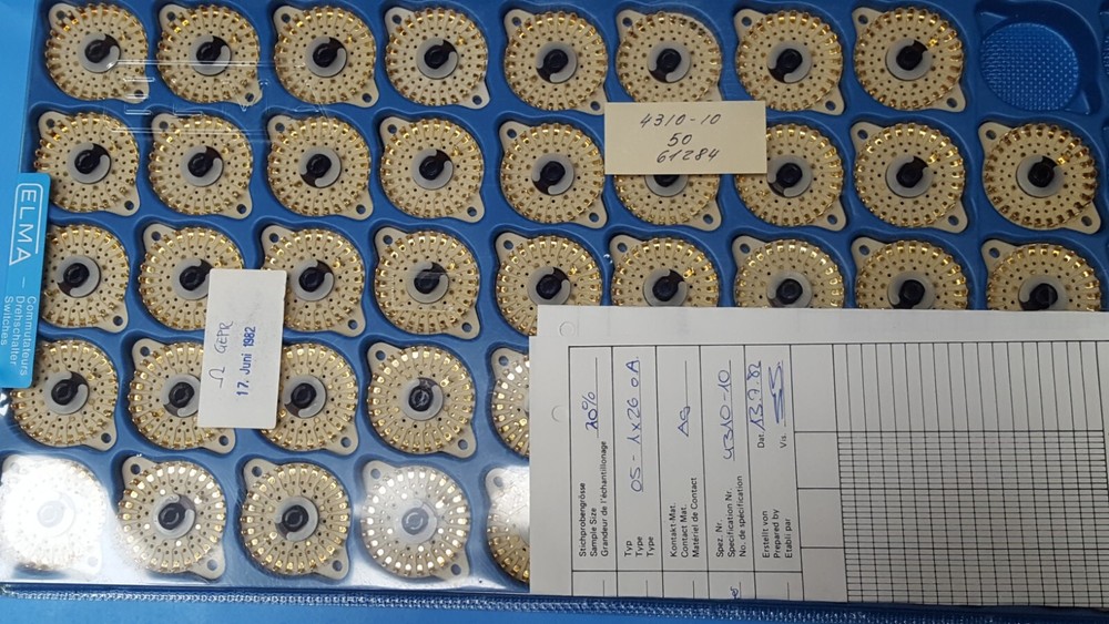 ELMA ROTARY SWITCH ACCESSORIES, 4310-10, ( OTHER MODELS ARE AVAILABLE )