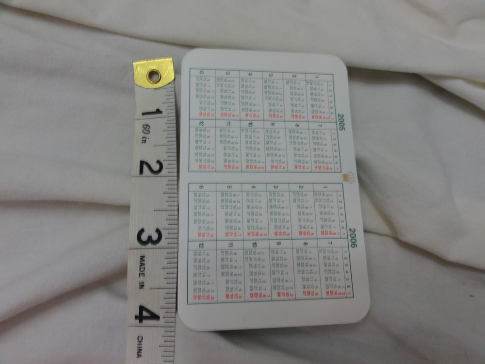 Rolex Calendar Card ~ 2005 - 2006