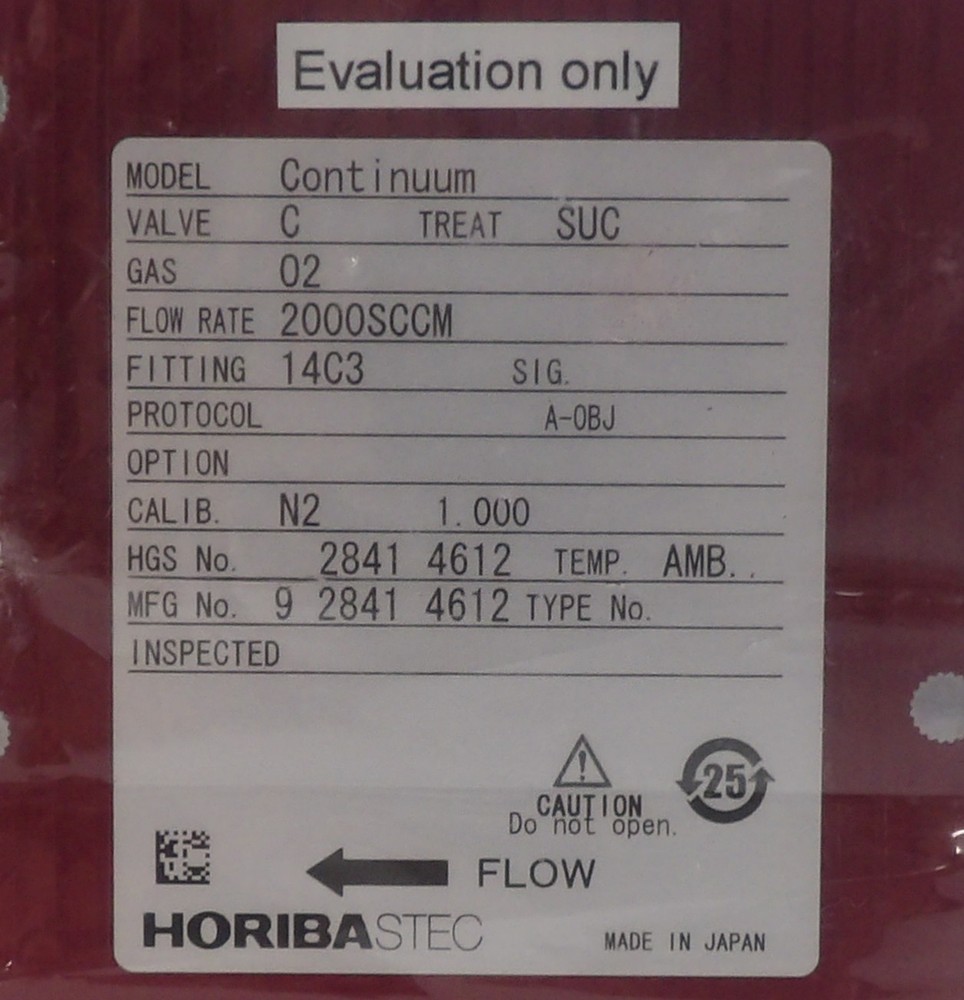 HORIBA STEC Continuum Digital Mass Flow Module MFC New