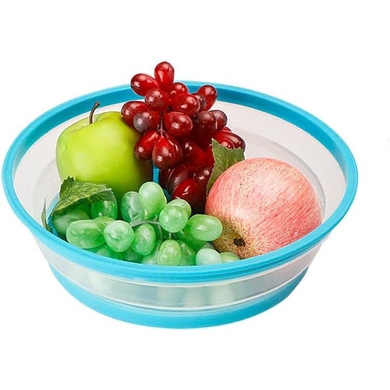 Microwave Cover Space Saving Food Splatter Protector W/ Strainer Function New