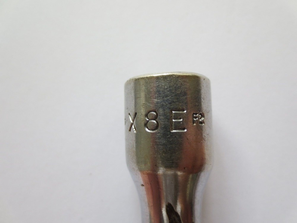 MAC TOOLS 8" LONG CHROME BALL EXTENSION -- 3/8" Drive -- X8E