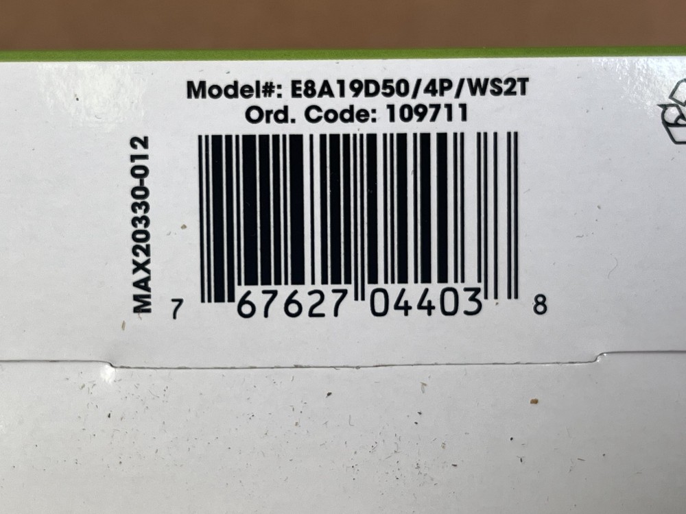 16 Pack Maxlite 8W LED Bulb = 60 watt replace A19 Daylight 5000K LED Light 60w